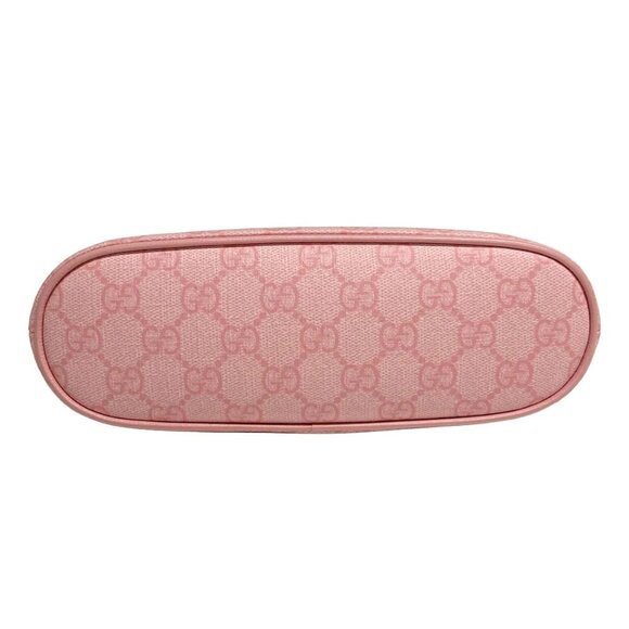 GUCCI GG Supreme Small Case Pink PVC Leather Pouch bran451-101825 - Picture 3 of 6